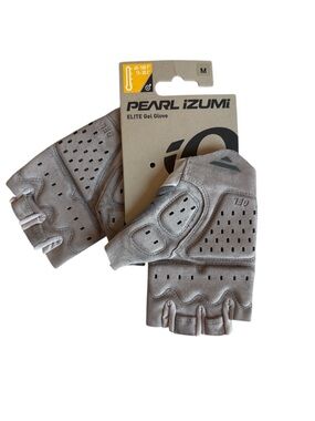 Pearl Izumi Men's Elite Gel Half-Finger Gloves - Light Gray